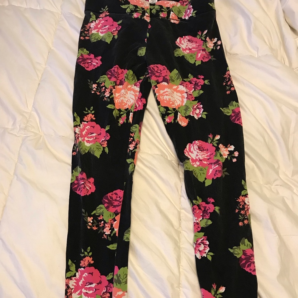 floral leggings